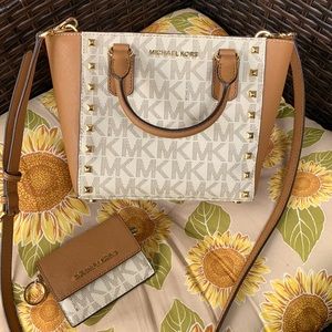 Michael Kors purse with wallet